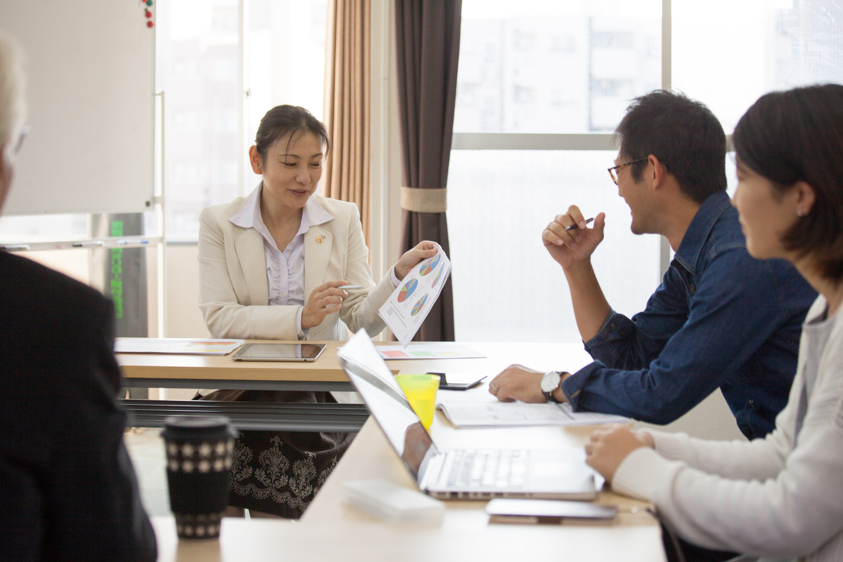 Business meeting in Japan